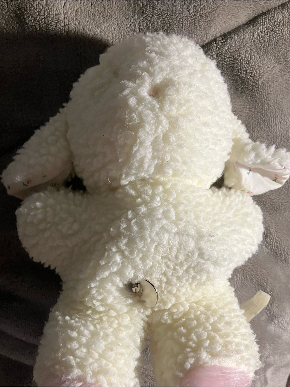 Eden Cream Sherpa Lamb Sheep 9" Windup Plush Mary Had A Little Lamb Rosebud